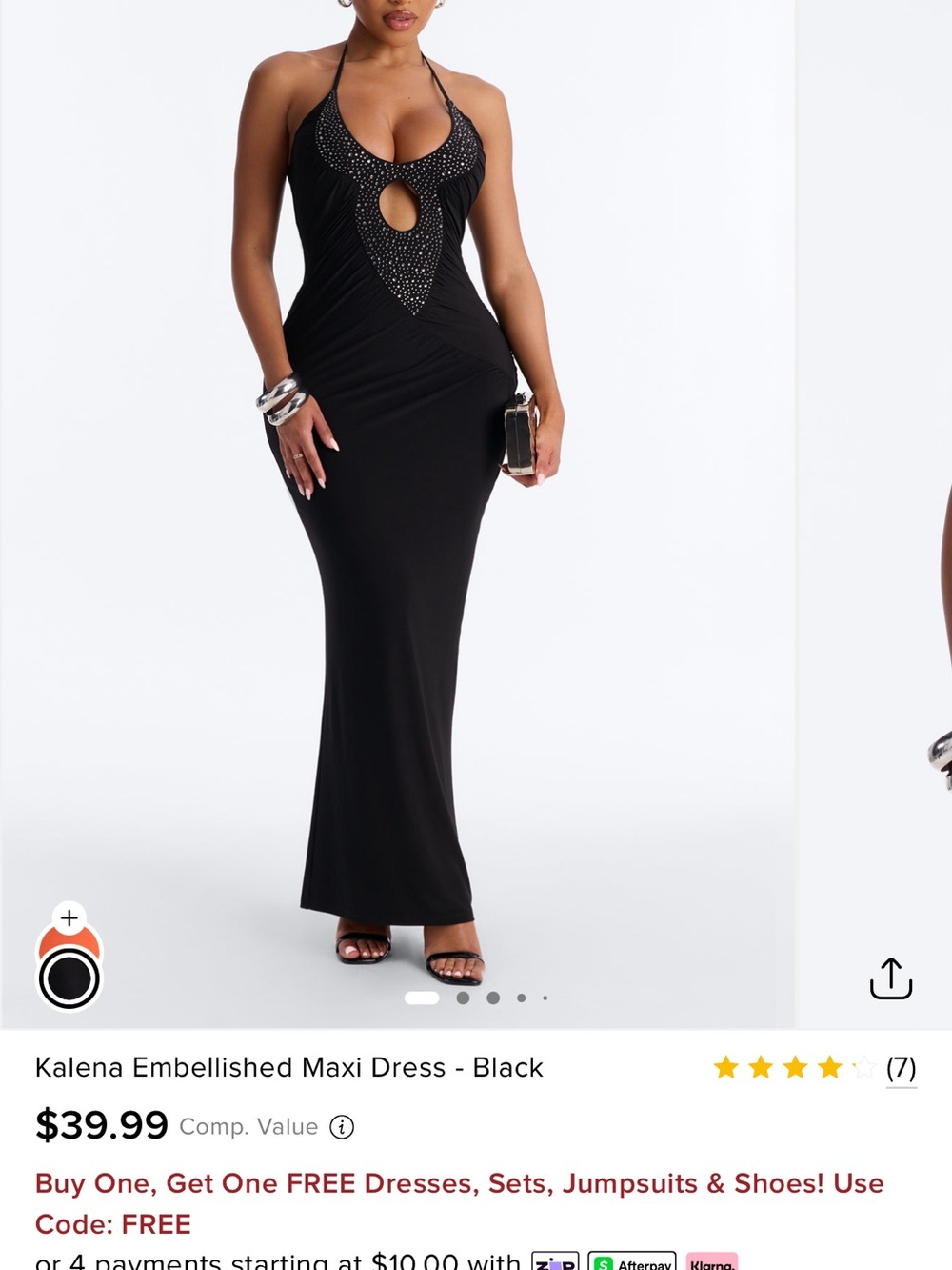 Kalena Embellished Maxi Dress